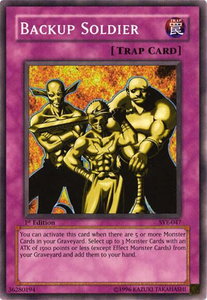 Backup Soldier - Starter Deck: Yugi Evolution (SYE) #SYE-047 - Common / Short Print YuGiOh Trading Card