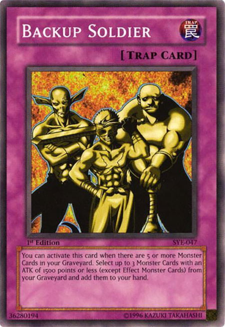 Backup Soldier - Starter Deck: Yugi Evolution YuGiOh trading card