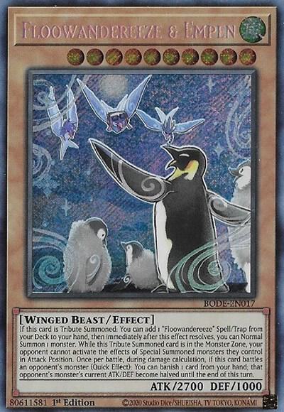 Floowandereeze & Empen - Burst of Destiny YuGiOh trading card