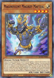 Maginificent Magikey Mafteal - Burst of Destiny (BODE) #BODE-EN021 - Common / Short Print YuGiOh Trading Card