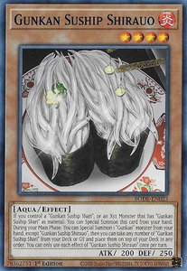 Gunkan Suship Shirauo - Burst of Destiny (BODE) #BODE-EN023 - Common / Short Print YuGiOh Trading Card