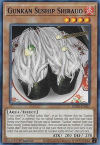 Gunkan Suship Shirauo - Burst of Destiny (BODE) #BODE-EN023 - Common / Short Print YuGiOh Trading Card