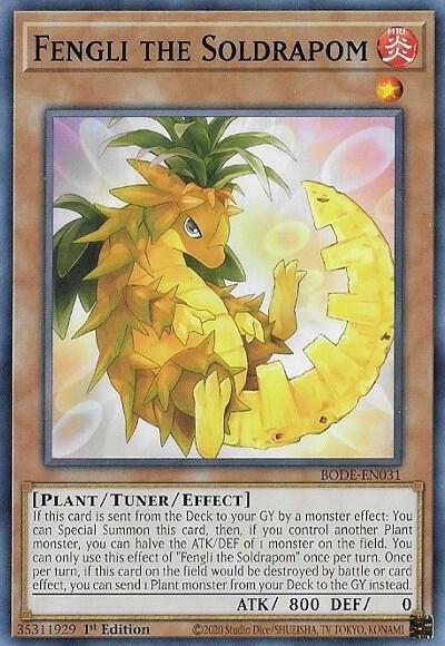Fengli the Soldrapom - Burst of Destiny YuGiOh trading card