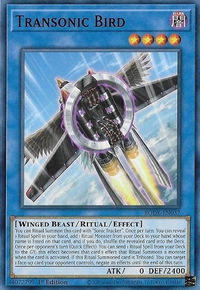 Transonic Bird - Burst of Destiny (BODE) #BODE-EN037 - Common / Short Print YuGiOh Trading Card