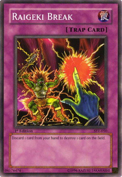 Raigeki Break - Starter Deck: Yugi Evolution YuGiOh trading card