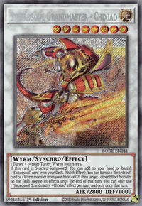 Swordsoul Grandmaster - Chixiao - Burst of Destiny (BODE) #BODE-EN041 - Secret Rare YuGiOh Trading Card