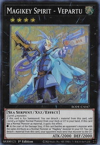 Magikey Spirit - Vepartu - Burst of Destiny (BODE) #BODE-EN047 - Super Rare YuGiOh Trading Card
