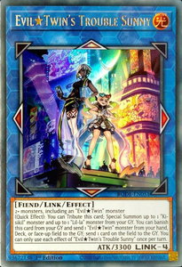 Evil Twin's Trouble Sunny - Burst of Destiny (BODE) #BODE-EN051 - Ultra Rare YuGiOh Trading Card