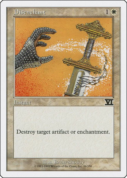 Disenchant - Classic Sixth Edition Magic: The Gathering trading card