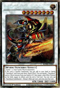 Swordsoul Grandmaster - Chixiao (Starlight Rare) - Burst of Destiny (BODE) #BODE-EN041 - Starlight Rare YuGiOh Trading Card