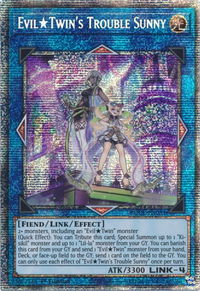 Evil Twin's Trouble Sunny (Starlight Rare) - Burst of Destiny (BODE) #BODE-EN051 - Starlight Rare YuGiOh Trading Card