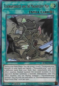 Floowandereeze and the Magnificent Map - Burst of Destiny (BODE) #BODE-EN058 - Ultra Rare YuGiOh Trading Card