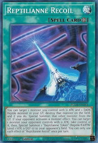 Reptilianne Recoil - Burst of Destiny (BODE) #BODE-EN061 - Common / Short Print YuGiOh Trading Card