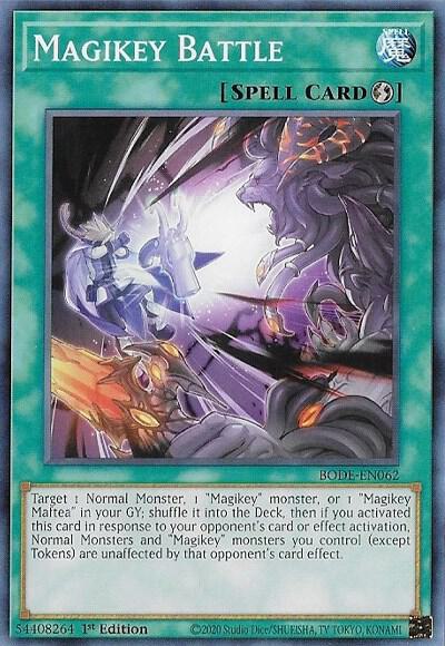 Magikey Battle - Burst of Destiny YuGiOh trading card