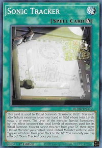 Sonic Tracker - Burst of Destiny (BODE) #BODE-EN064 - Common / Short Print YuGiOh Trading Card