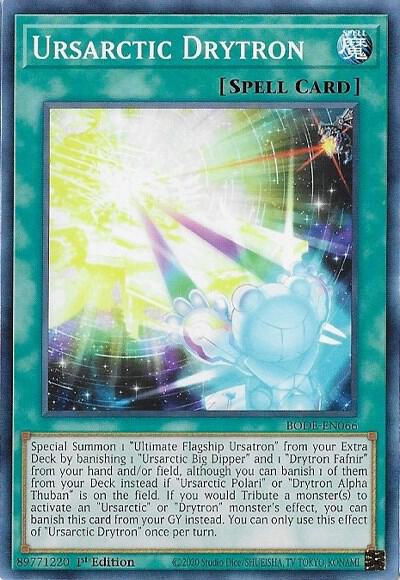 Ursarctic Drytron - Burst of Destiny YuGiOh trading card