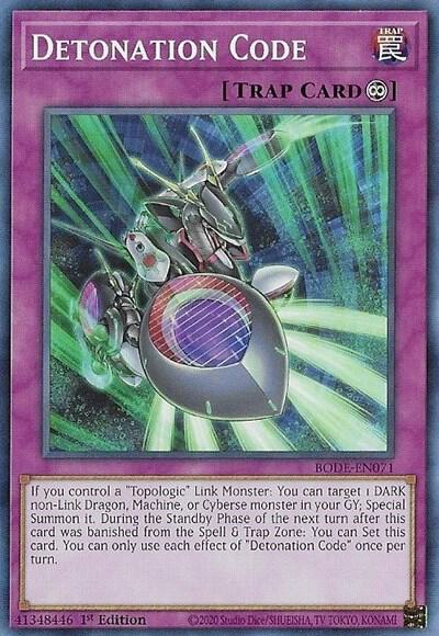 Detonation Code - Burst of Destiny YuGiOh trading card