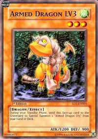 Armed Dragon LV3 - Structure Deck: Dragon's Roar YuGiOh trading card