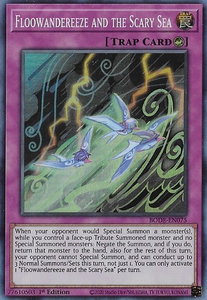 Floowandereeze and the Scary Sea - Burst of Destiny (BODE) #BODE-EN075 - Super Rare YuGiOh Trading Card