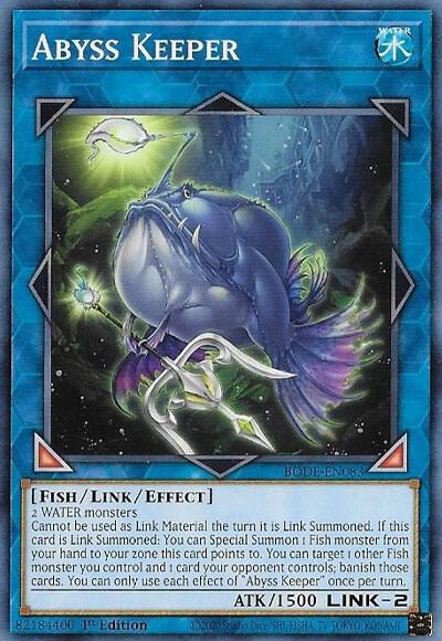 Abyss Keeper - Burst of Destiny YuGiOh trading card