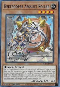 Beetrooper Assault Roller - Burst of Destiny (BODE) #BODE-EN085 - Common / Short Print YuGiOh Trading Card