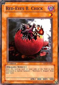 Red-Eyes B. Chick - Structure Deck: Dragon's Roar YuGiOh trading card