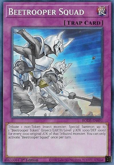 Beetrooper Squad - Burst of Destiny YuGiOh trading card