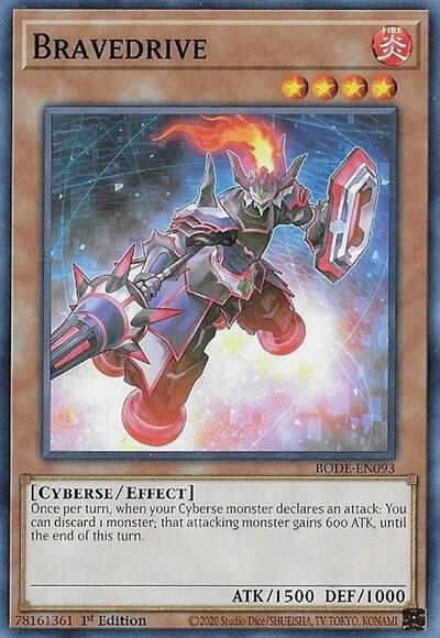 Bravedrive - Burst of Destiny YuGiOh trading card