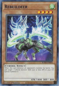 Rebuildeer - Burst of Destiny (BODE) #BODE-EN094 - Common / Short Print YuGiOh Trading Card