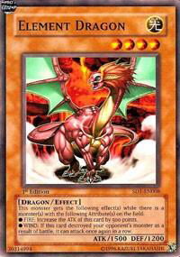 Element Dragon - Structure Deck: Dragon's Roar (SD1) #SD1-EN008 - Common / Short Print YuGiOh Trading Card