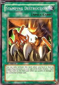 Stamping Destruction - Structure Deck: Dragon's Roar (SD1) #SD1-EN017 - Common / Short Print YuGiOh Trading Card