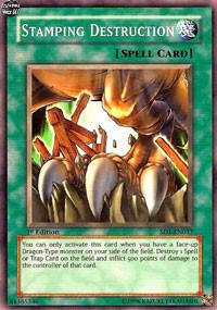 Stamping Destruction - Structure Deck: Dragon's Roar YuGiOh trading card