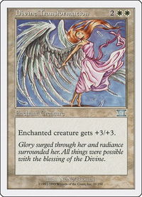 Divine Transformation - Classic Sixth Edition (6ED) #17 - Uncommon Magic: The Gathering Trading Card