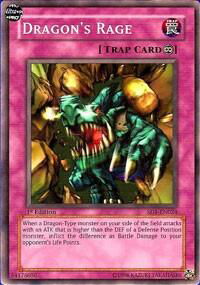 Dragon's Rage - Structure Deck: Dragon's Roar (SD1) #SD1-EN024 - Common / Short Print YuGiOh Trading Card