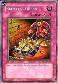 Reckless Greed - Structure Deck: Dragon's Roar (SD1) #SD1-EN025 - Common / Short Print YuGiOh Trading Card