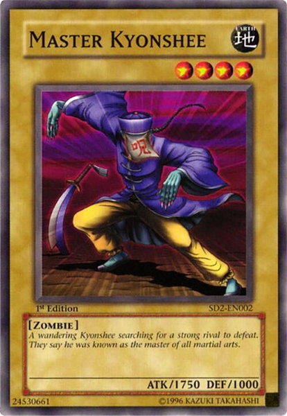 Master Kyonshee - Structure Deck: Zombie Madness YuGiOh trading card