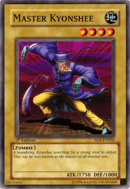 Master Kyonshee - Structure Deck: Zombie Madness YuGiOh trading card