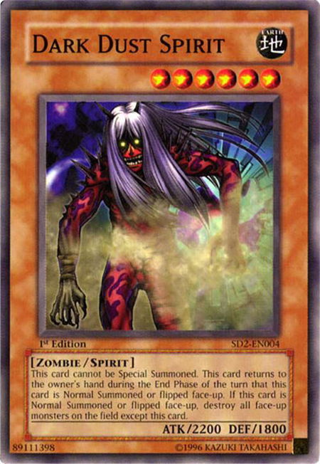 Dark Dust Spirit - Structure Deck: Zombie Madness YuGiOh trading card