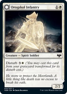 Drogskol Infantry - Innistrad: Crimson Vow (VOW) #10 - Common Magic: The Gathering Trading Card