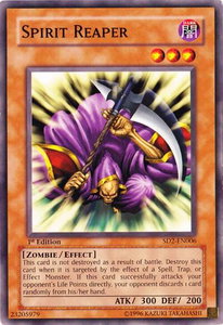 Spirit Reaper - Structure Deck: Zombie Madness (SD2) #SD2-EN006 - Common / Short Print YuGiOh Trading Card