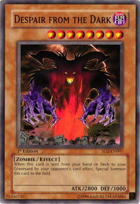 Despair from the Dark - Structure Deck: Zombie Madness (SD2) #SD2-EN007 - Common / Short Print YuGiOh Trading Card