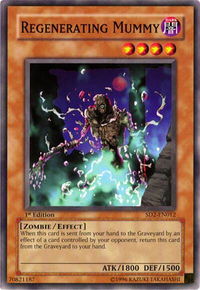 Regenerating Mummy - Structure Deck: Zombie Madness (SD2) #SD2-EN012 - Common / Short Print YuGiOh Trading Card