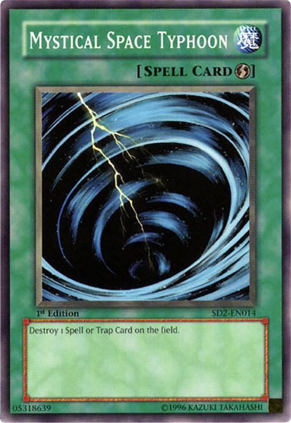 Mystical Space Typhoon - Structure Deck: Zombie Madness YuGiOh trading card