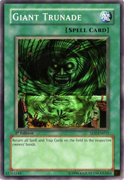 Giant Trunade trading card from Structure Deck: Zombie Madness Giant Trunade - Structure Deck: Zombie Madness YuGiOh trading card