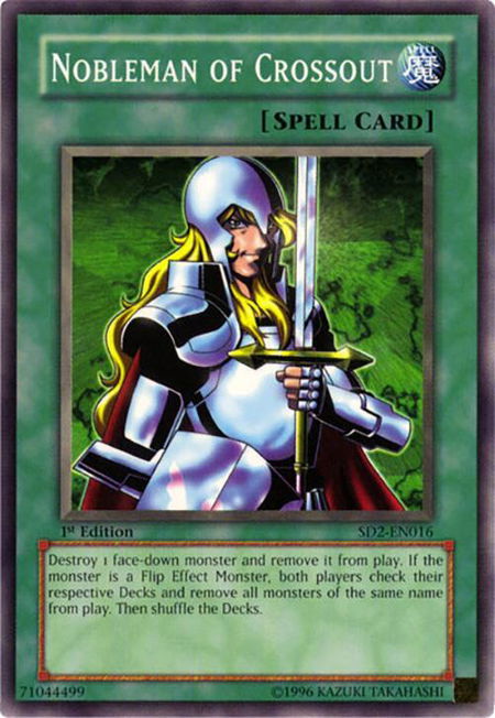 Nobleman of Crossout - Structure Deck: Zombie Madness YuGiOh trading card