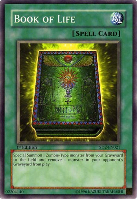 Book of Life - Structure Deck: Zombie Madness YuGiOh trading card