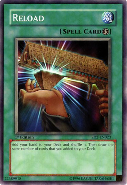 Reload trading card from Structure Deck: Zombie Madness Reload - Structure Deck: Zombie Madness YuGiOh trading card