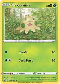 Shroomish - SWSH08: Fusion Strike (SWSH08) #004/264 - Common Pokémon Trading Card
