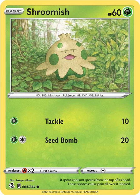 Shroomish - SWSH08: Fusion Strike Pokémon trading card