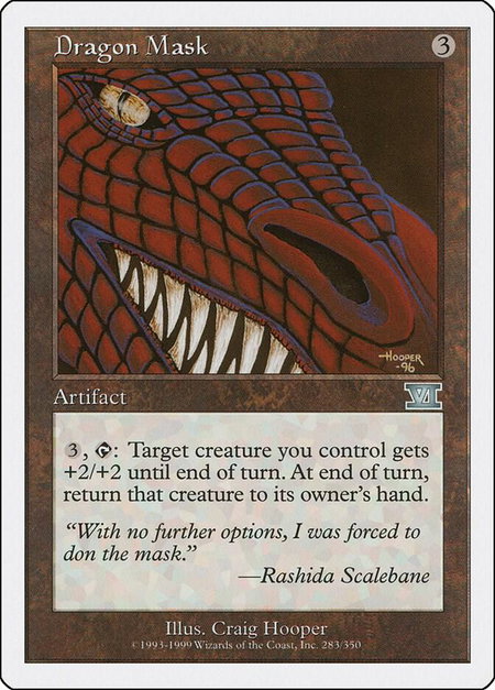 Dragon Mask - Classic Sixth Edition Magic: The Gathering trading card